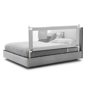 Infans 69.5" Bed Rails for Toddlers Vertical Lifting Baby Bed Rail Guard with Lock Grey - 1 of 4