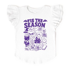 SmileyWorld Tis The Season Halloween - Flutter Sleeve Graphic T-Shirt - 1 of 4
