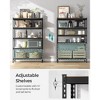 SONGMICS 5-Tier Storage Shelves, Garage Storage, Boltless Assembly, Adjustable Shelving Unit, Load 1929 lb, for Shed Warehouse Basement Kitchen - 4 of 4