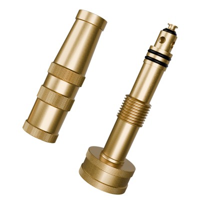 Infurnic Hose Valves and Connectors Water 4 inch Hose Sprayer Nozzle Adjustable Twist, Jet Sweeper Nozzle with Solid Brass, High Pressure for Garden