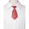 Elerevyo Women's Adjustable Stripe Plastic Clip Closure Bow Tie One Size - 4 of 4