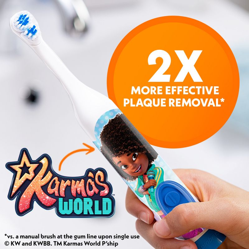 Spinbrush Karma&#39;s World Kids Battery Electric Toothbrush, 5 of 8