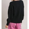 Women's Pom Knit Heart Sweater - umgee - 2 of 2