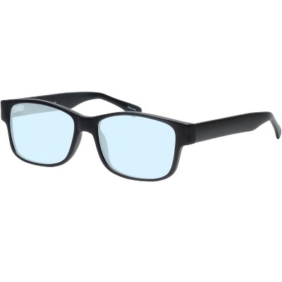 Enhance BIG&TALL 4075 Mens Blue Light Designer Eyeglasses Classic Matte Black 60mm +0.25 Custom Lens Non-Refundable