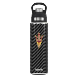 Ncaa Arkansas Razorbacks Carbon Fiber Wide Mouth Water Bottle - 24oz