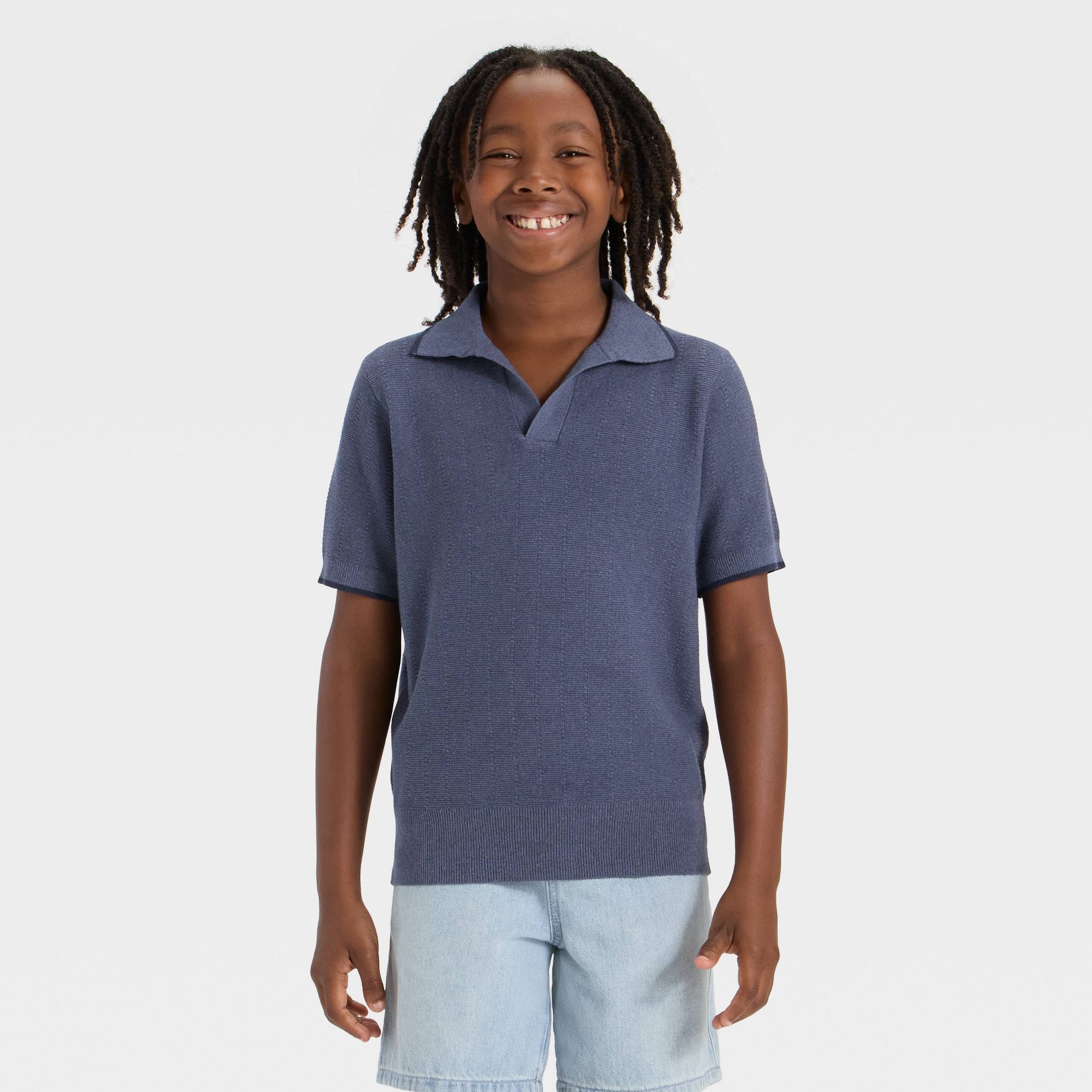 Boys' Short Sleeve Polo Sweater - Cat & Jack™