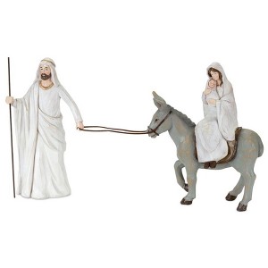 Melrose Holiday Family with Donkey Figurine - 1 of 3