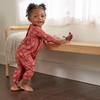 Gerber Baby Girls' Footless Long Sleeve Rompers, 2-Pack - 3 of 4
