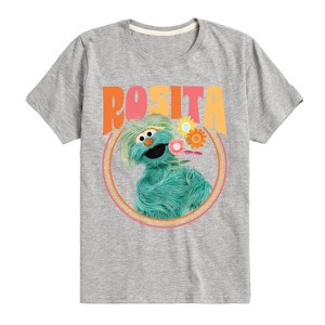Boys' - Sesame Street - Rosita With Flowers Short Sleeve Graphic T-Shirt - 1 of 4