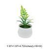 Unique Bargains Realistic Artificial Plants Pine Cone Mini Plastic 1.97"x1.97"x4.72" 1 Pcs - 3 of 4