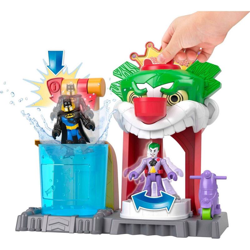 Fisher-Price Imaginext DC Super Friends The Joker Funhouse Playset with Color Changing Action, 5 of 8