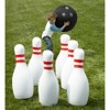 HearthSong Giant Indoor/Outdoor Inflatable Bowling Game for Kids' with Six 29"H Pins and 20" diam. Ball - image 3 of 4