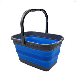 SAMMART 12L (3.1 Gallon) Collapsible Rectangular Handy Basket/Bucket - 1 of 4