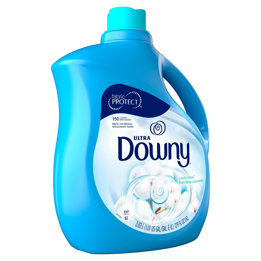 Downy Cool Cotton, 150 Loads Liquid Fabric Softener, 129 fl oz