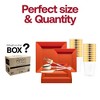 Smarty Had A Party Burnt Orange Square Plastic Tableware Set - 120 Sets - 3 of 4