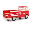 1962 Volkswagen T1 Pickup Truck Red and White "Refreshing Coca-Cola" 1/43 Diecast Model Car by Motor City Classics - image 3 of 4