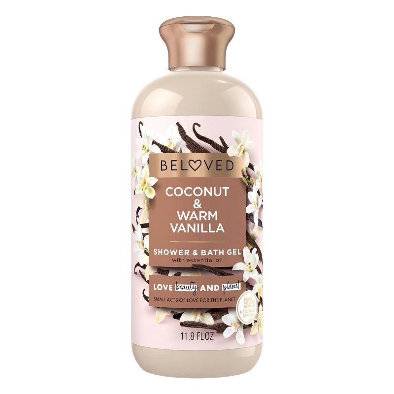 Beloved Coconut &#38; Warm Vanilla Shower &#38; Bath Gel Body Wash - 11.8 fl oz, 1 of 15