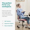 Grungis Office Chair with Adjustable Foot Ring,Adjustable Height Desk Chair for Adult, Student - 2 of 4