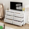 6/7 Drawer Dresser for Bedroom 47'' Wide Dresser Chest of Drawers Wooden Chest - 4 of 4