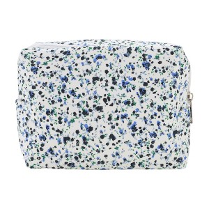 Unique Bargains Women's Floral Octagonal Travel Cosmetic Bag 1 Pc - 1 of 3