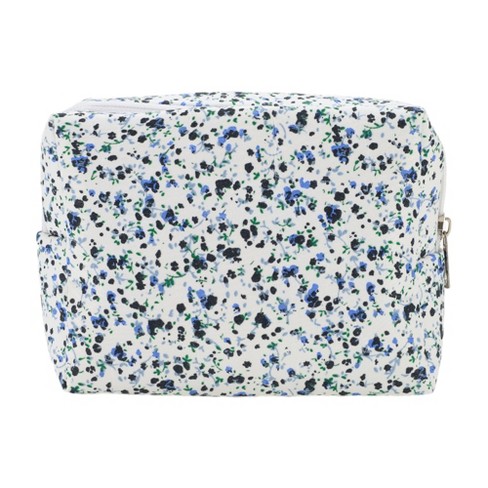 Unique Bargains Women's Floral Octagonal Travel Cosmetic Bag 1 Pc - image 1 of 3