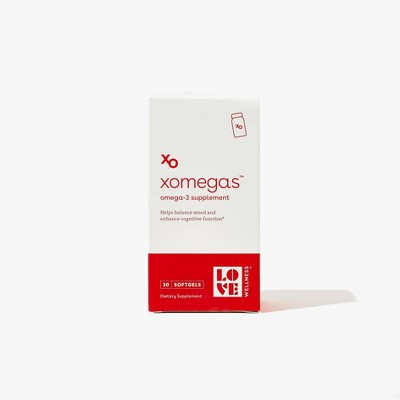 Love Wellness Xomegas Dietary Supplement - 30ct