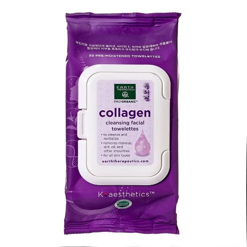 ornament velordnet Installere Earth Therapeutics Makeup Remover Wipes With Collagen - Unscented - 30ct :  Target