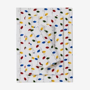BrylaneHome Cotton Flannel Print Sheet Set - 1 of 4