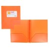 2 Pocket Plastic Folder with Prongs - up&up™ - 3 of 3