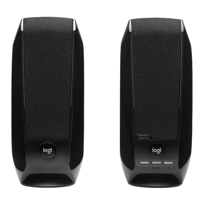 Logitech S150 USB Stereo Speakers for Desktop or Laptop - Black (980-000309), 2 of 8