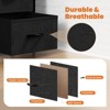 CENGHU Chest of Drawers Dresser for Bedroom, Closet Organizer and Storage with 4 Fabric Drawers Metal Frame and Wooden Top, Ajustable Feet - 4 of 4
