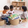 ECR4Kids SoftZone Colorful Stump Stool Seating Set, Foam Ottomans, 3-Piece - 3 of 4