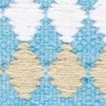 light blue/ivory