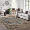 Washable Area Rugs Vintage Distressed Accent Rug with Non-Slip Backing - 3 of 4