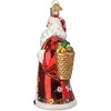 Old World Christmas Blown Glass Ornament for Christmas Tree, Norwegian Santa (with OWC Gift Box) - 3 of 4