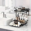 LunaLulinlk Organizer 2 Tier Slide Out Under Sink Shelf Cabinet Storage Shelf Under Sink Storage - 2 of 4