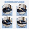RISOKEYS Loveseat Sofa - Small Corduroy Couch, Reversible Cushion with Pillows for Living Room Bedroom - 4 of 4