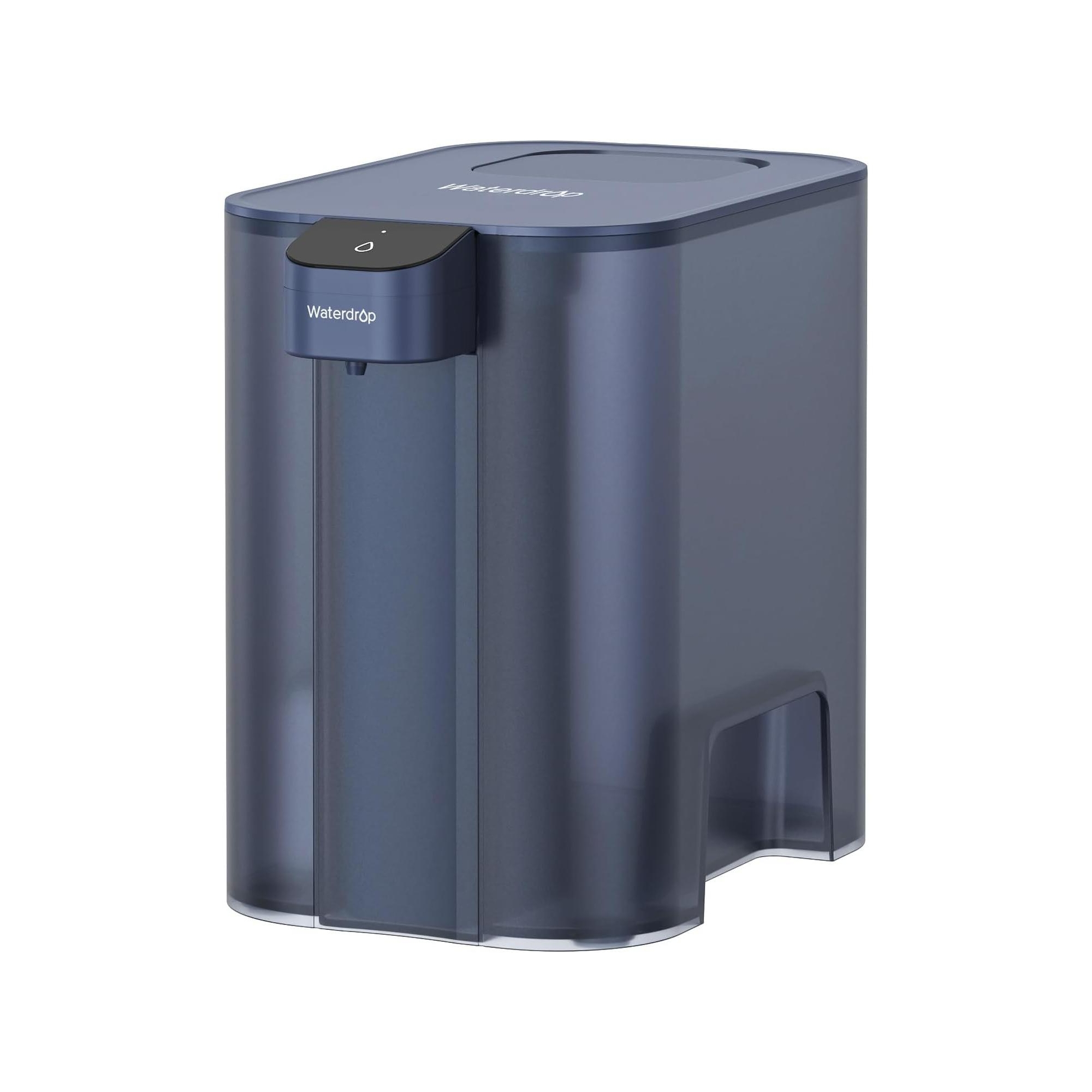 Waterdrop Large 27-Cup Mega Electric Water Filter Dispenser, with 1 Filter, Blue
