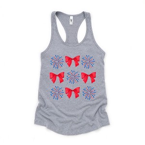 Simply Sage Market Women's Coquette Firework Chart Graphic Racerback Tank - 1 of 3