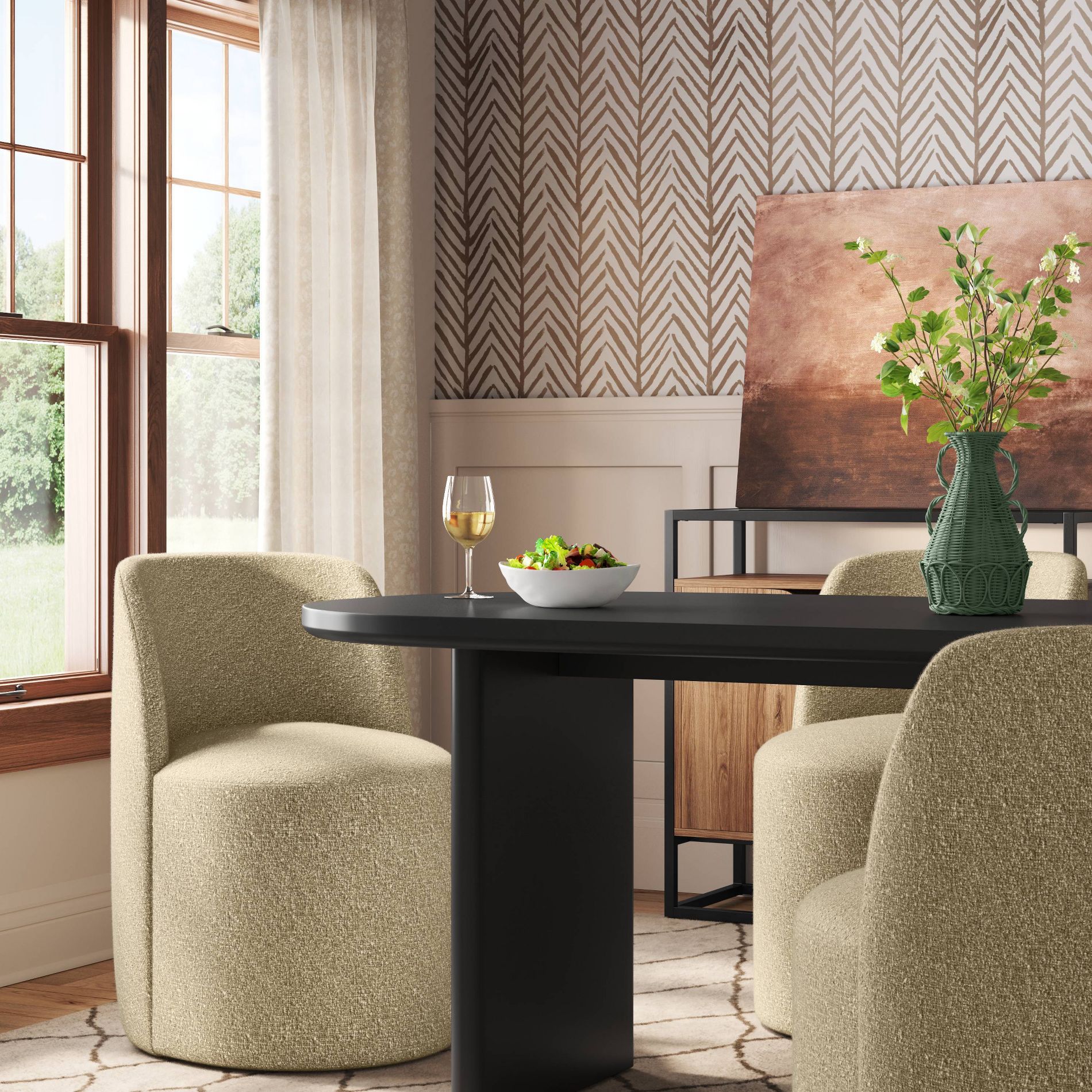 Jessa Dining Chair in Milano Buff - Threshold™