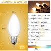 Runesay Shatterproof & Waterproof C7 Replacement LED Light Bulbs 0.5W Equivalent 5W Non Dimmable Edison LED Night Light Bulbs, 25pcs - 2 of 4