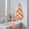 REGALWOVEN Bathroom Soft Absorbent Striped Pattern Cotton Decorative Hand Towel 15" x 35" - 2 of 4