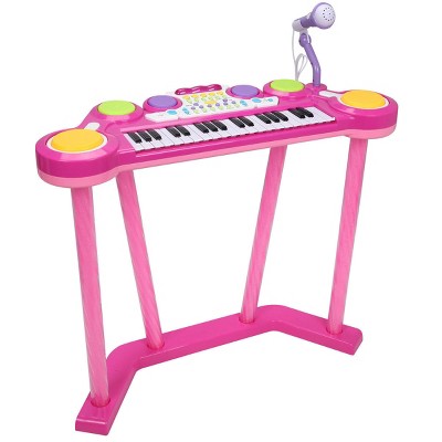 37 Key Electronic Keyboard Musical Piano Organ Drum Kids w/ Microphone MP3 Input