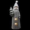 Northlight LED Lighted Ceramic Santa with Tree Christmas Figure - 19" - 3 of 4