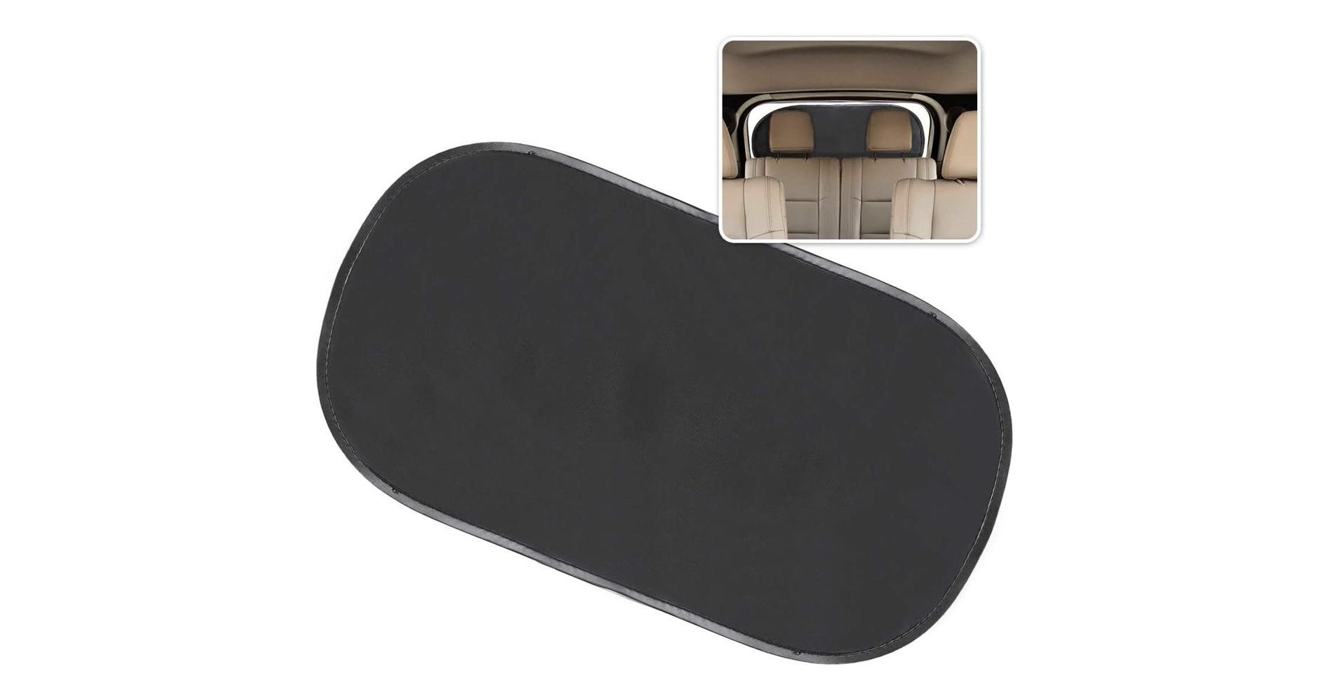 Zone Tech Car SunShade for the Side Window, Mesh Cling On Sun Shade for Cars with UV Rays Protection for Adults and Kids