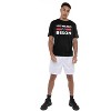 Men's Howard University Men's Sport Active T-Shirt Jersey Stripe CollegiateBlack - 3 of 4