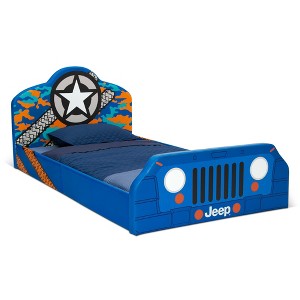 Delta Children Jeep Upholstered Twin Bed - 1 of 4
