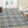 Nasitip Modern Geometric Plaid Area Rugs for Living Room Soft Low Pile Non-Sliping, Machine Washable - 2 of 4