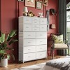 GALAXHERO 16-Drawer Tall Fabric Dresser Storage Tower with Steel Frame, Chest of Drawers Organizer Unit - 2 of 4