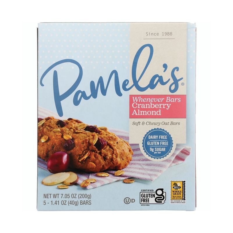 Pamela's Products Whenever Bars - Cranberry Almond, 1 of 3